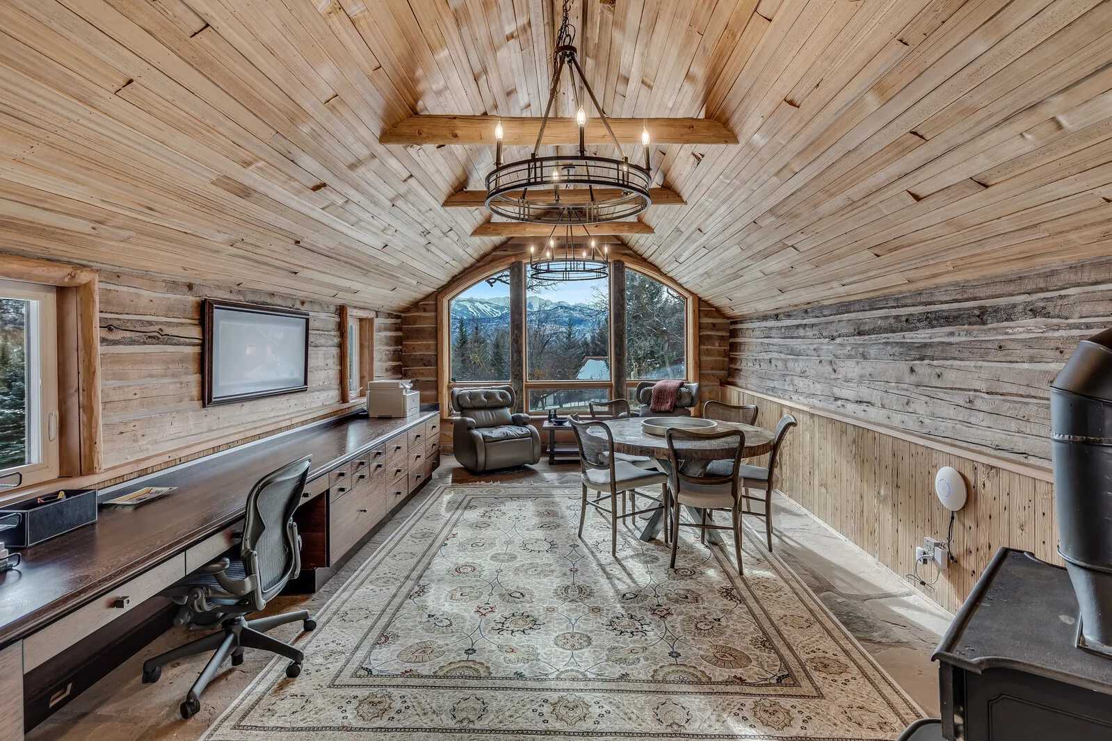 The loft and its big window